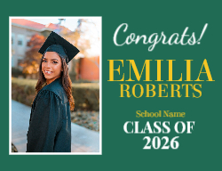 Graduation Yard Sign Design 1