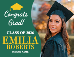 Graduation Yard Sign Design 3