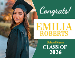 Graduation Yard Sign Design 4