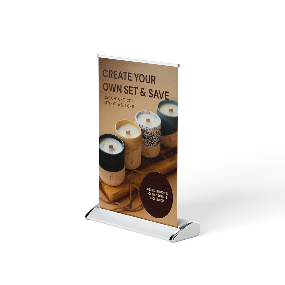 Table Top Retractable Banners