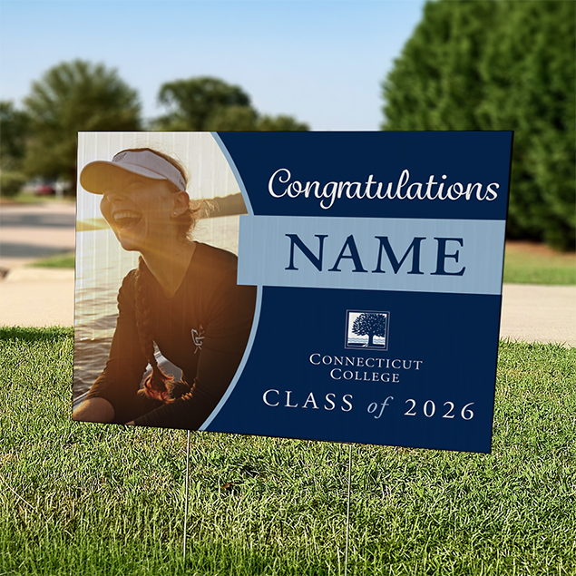 Connecticut College Graduation Lawn Signs