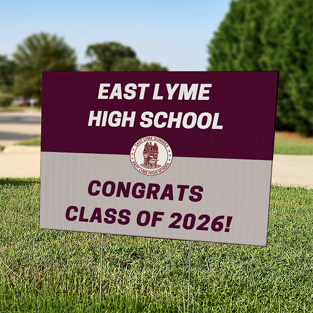 East Lyme High School Graduation Lawn Signs - Generic