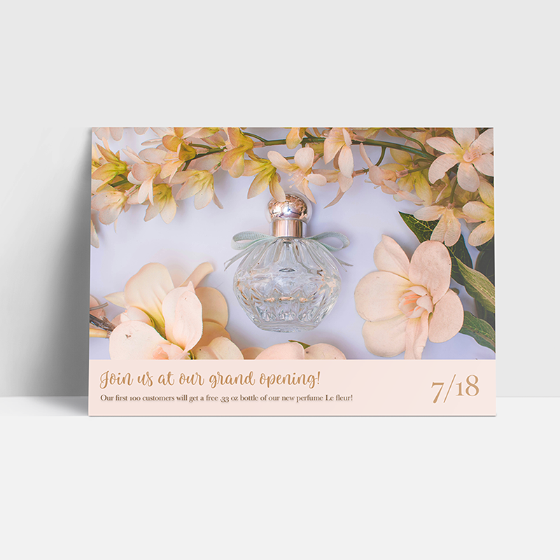 The front and back of a marketing postcard for roofing.