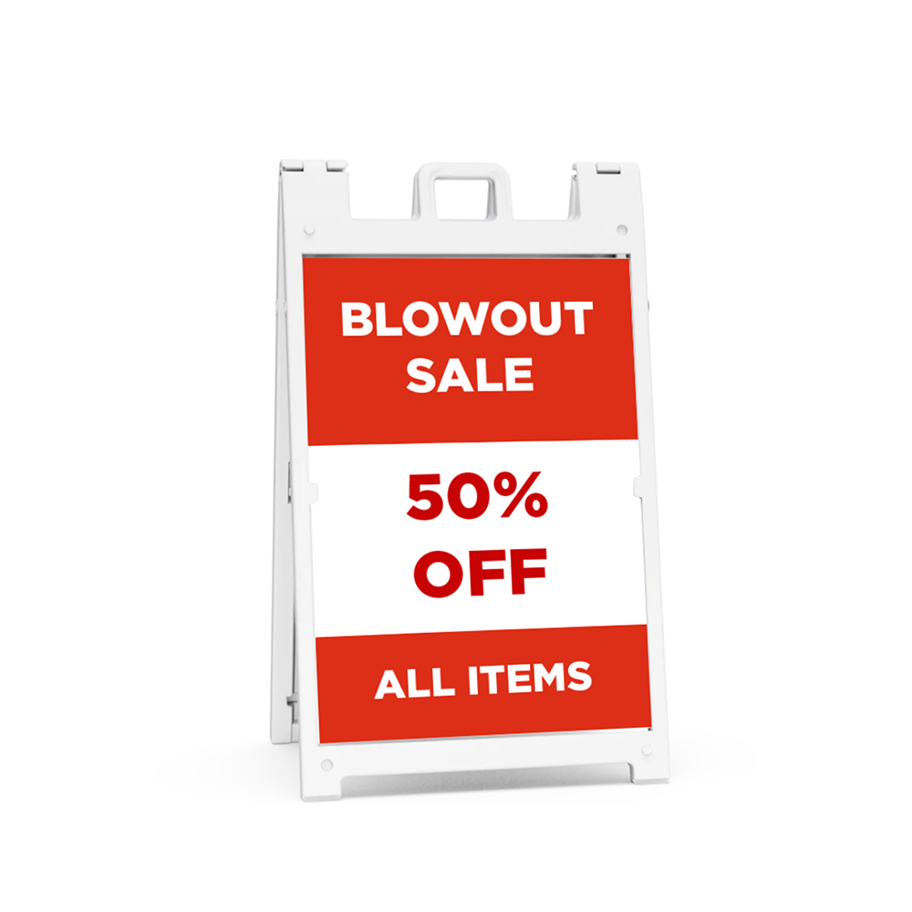 Plastic Sidewalk Signs