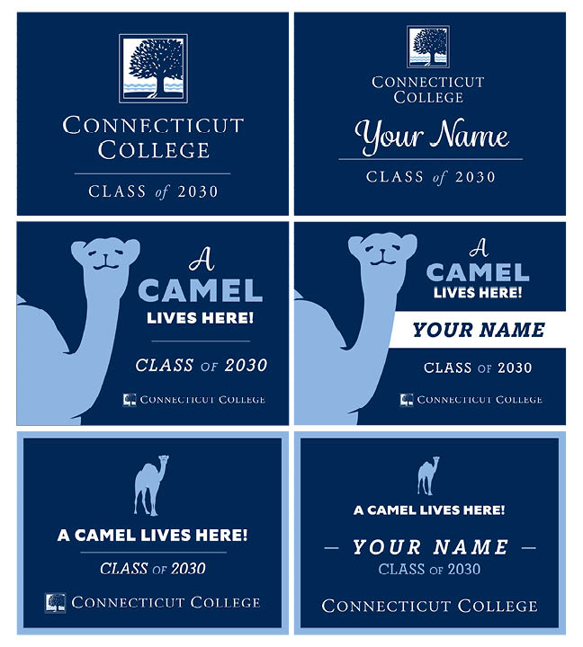 Connecticut College Admitted Student Signs 2