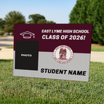 East Lyme High School Graduation Lawn Signs- NAME + PHOTO 1