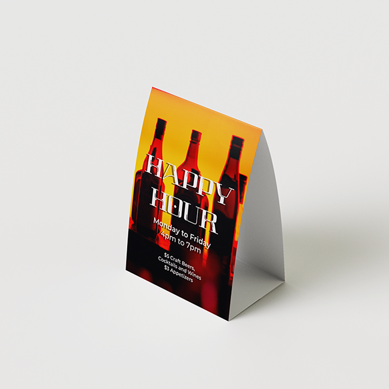 2-Sided Table Tents 1
