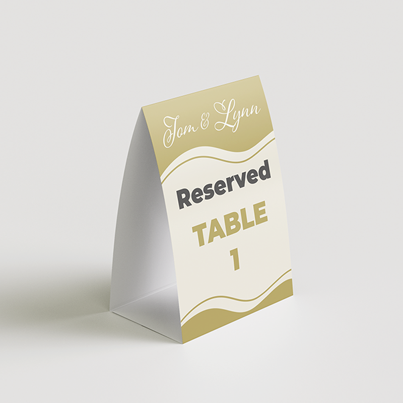 2-Sided Table Tents 2