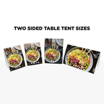 2-Sided Table Tents 3